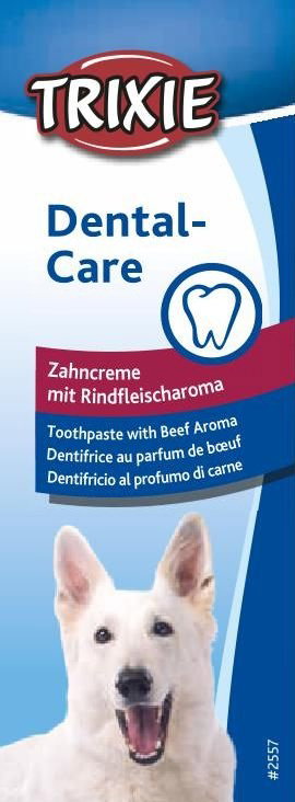 TRIXIE Dentifrice pour chiens, saveur bœuf