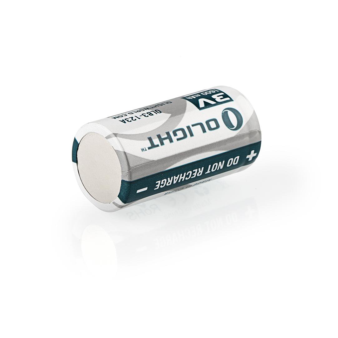 Olight CR123A 1600mAh Batterie - Grau