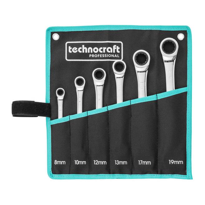 technocraft Ratschen-Gabelringschlüsselsatz