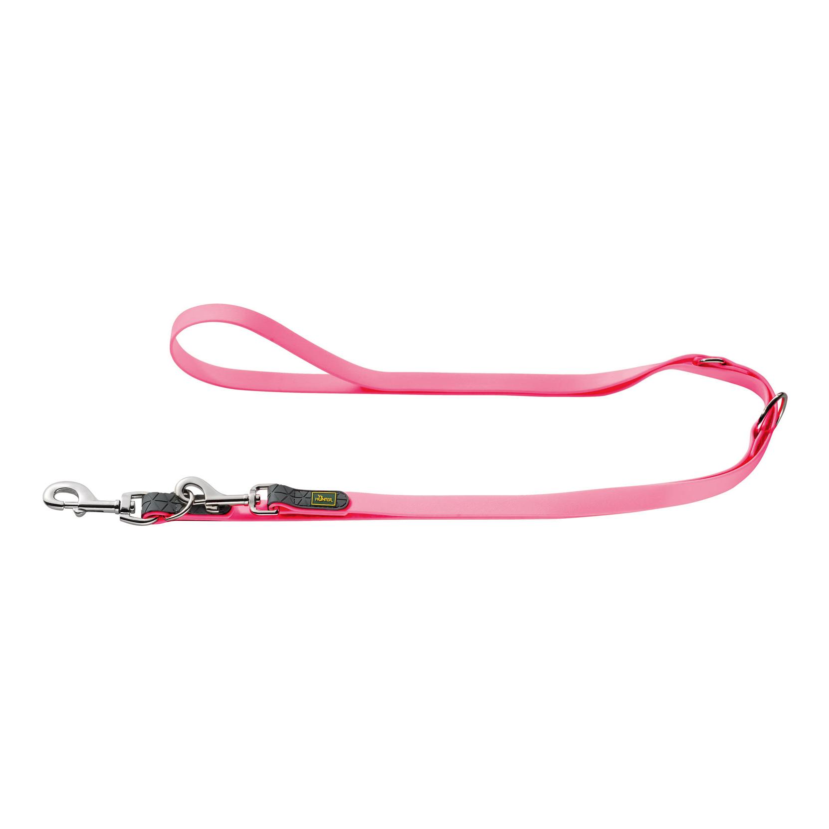 Hunter Longe de présentation réglable Convenience Biothane - rose fluo