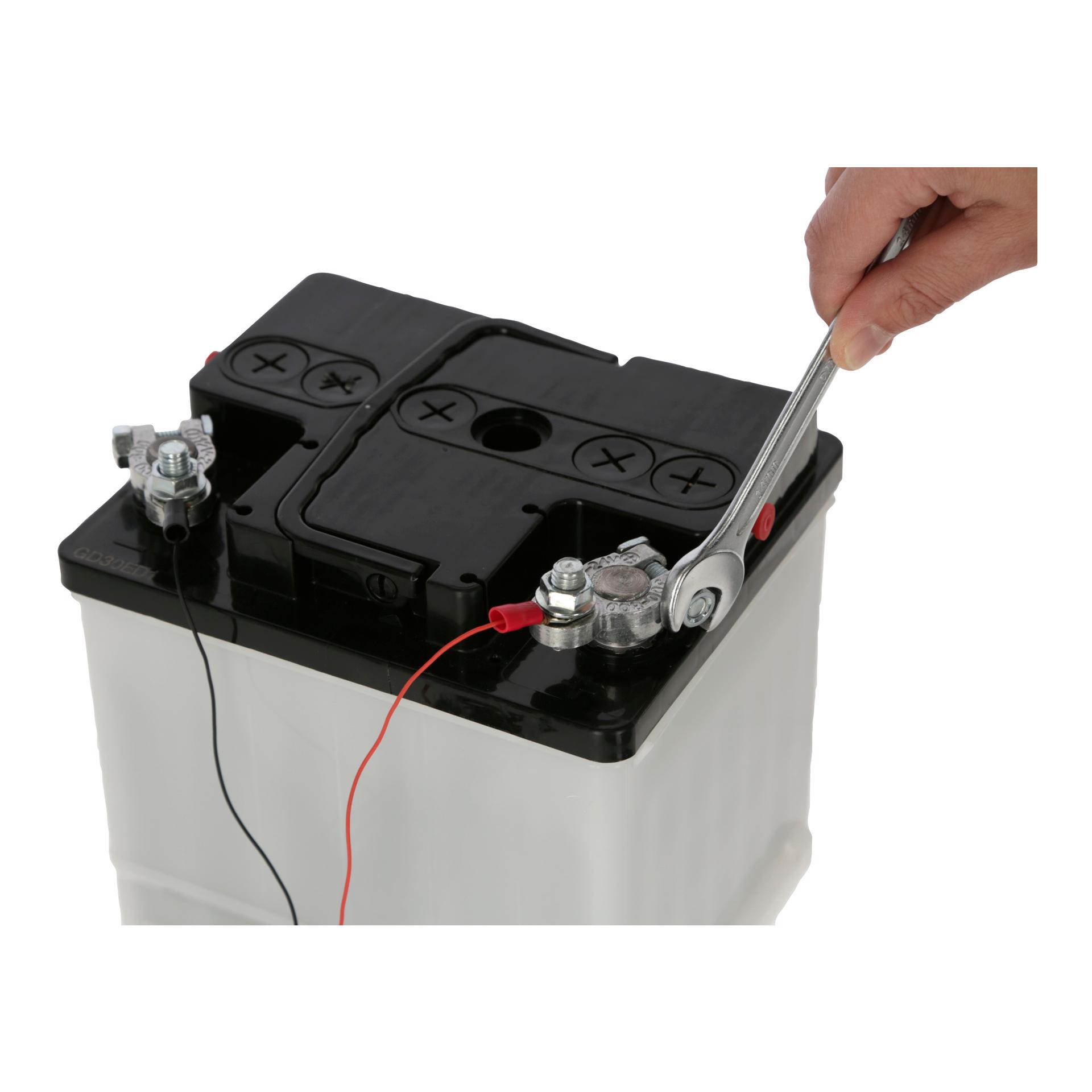 Kerbl Hobbyfarming Anschlusskabel für Auto-/Weidezaunbatterie