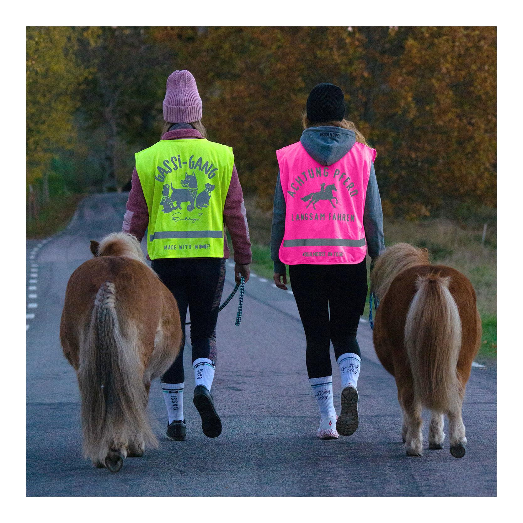 Soulhorse Warnweste "Achtung Pferd"