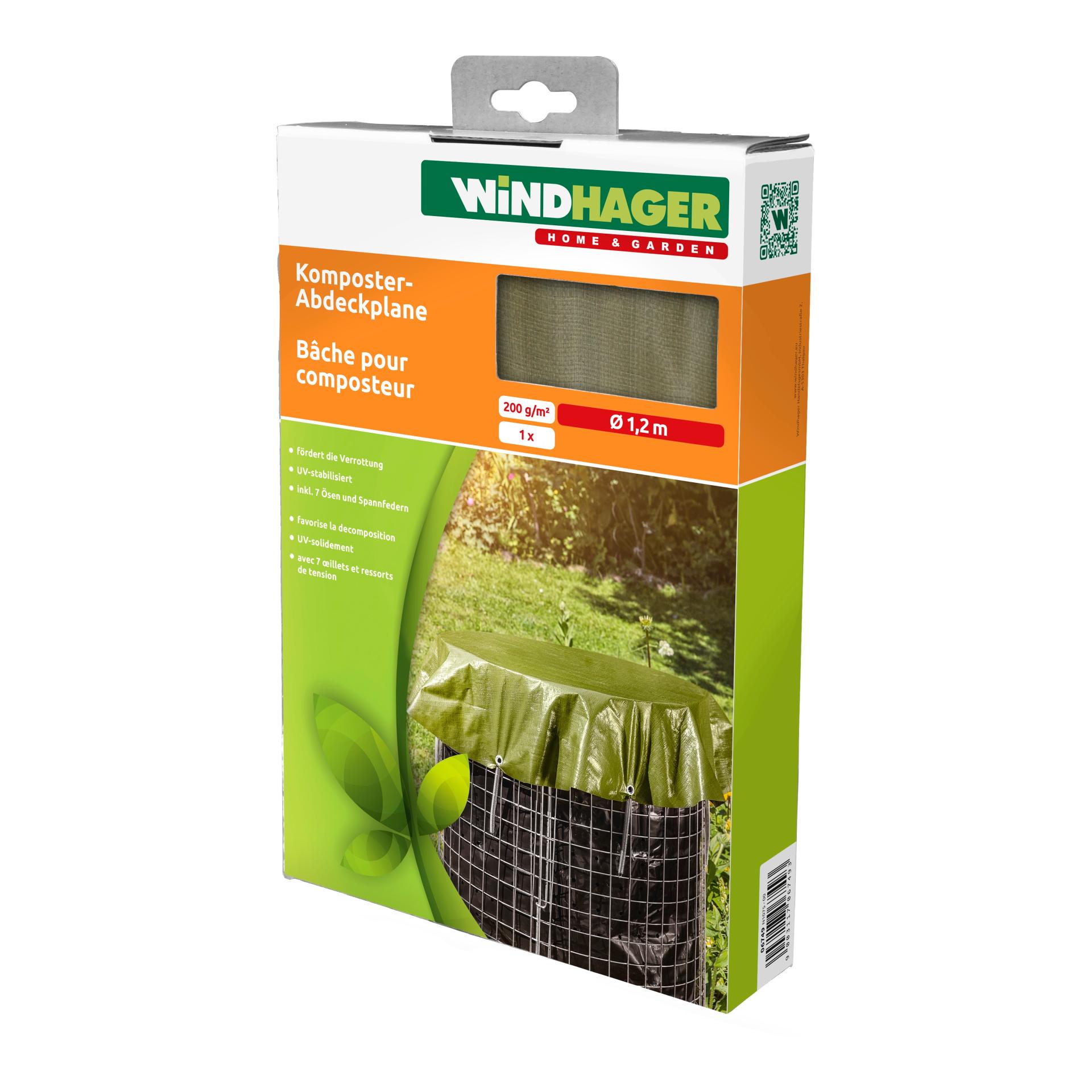 Windhager Komposter-Abdeckplane Olive