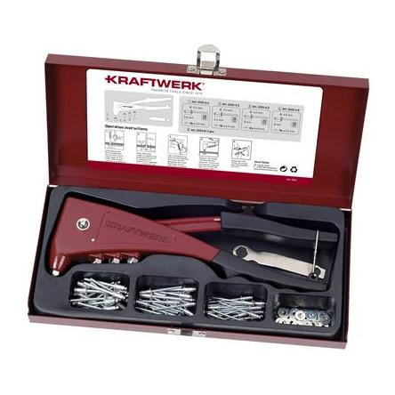 Kraftwerk Jeu de pinces à riveter manuelles