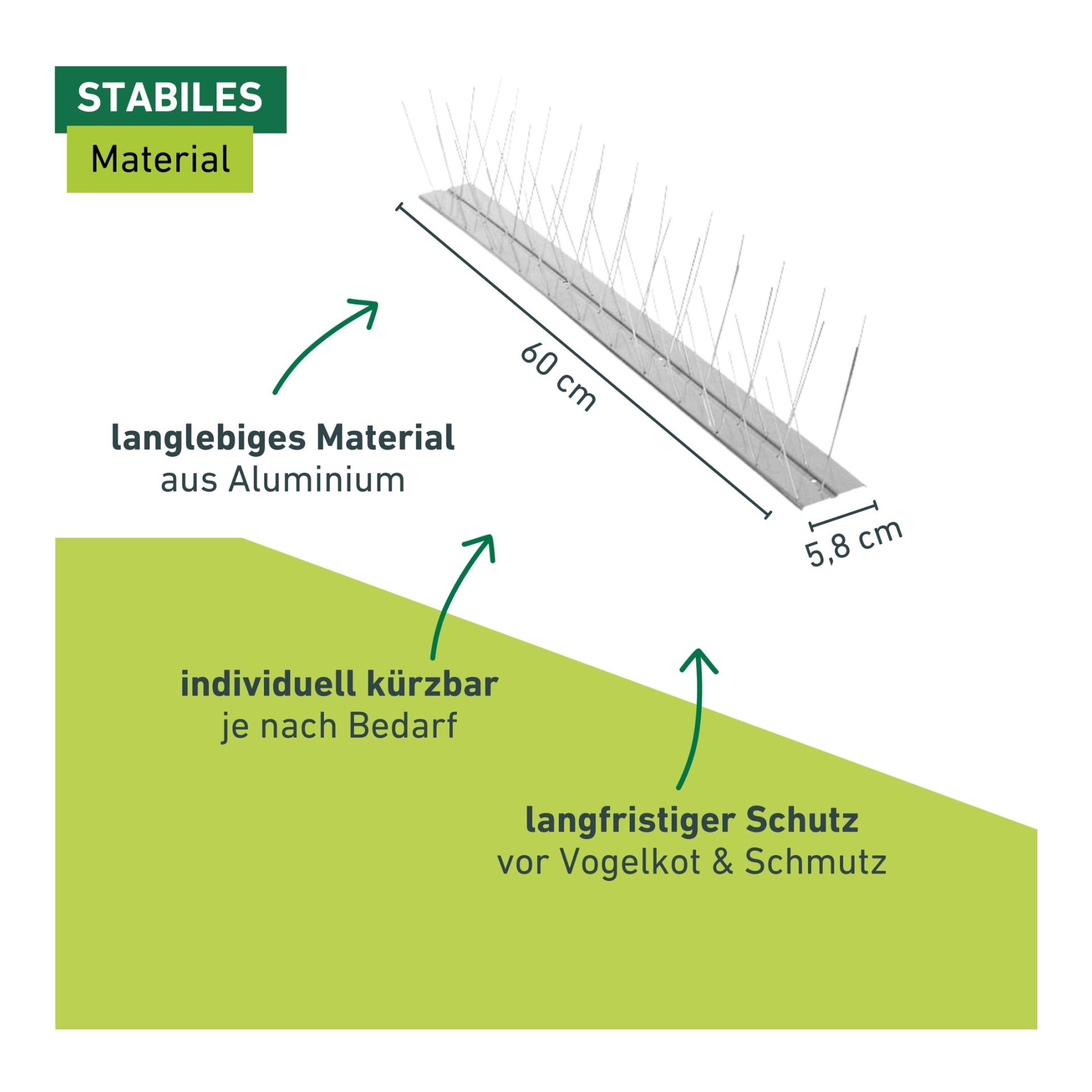 Windhager Système ALU-PROFI pour repousser les pigeons