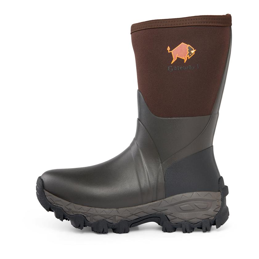 Gateway1 Gummistiefel Woodwalker 12" 4mm - dark brown