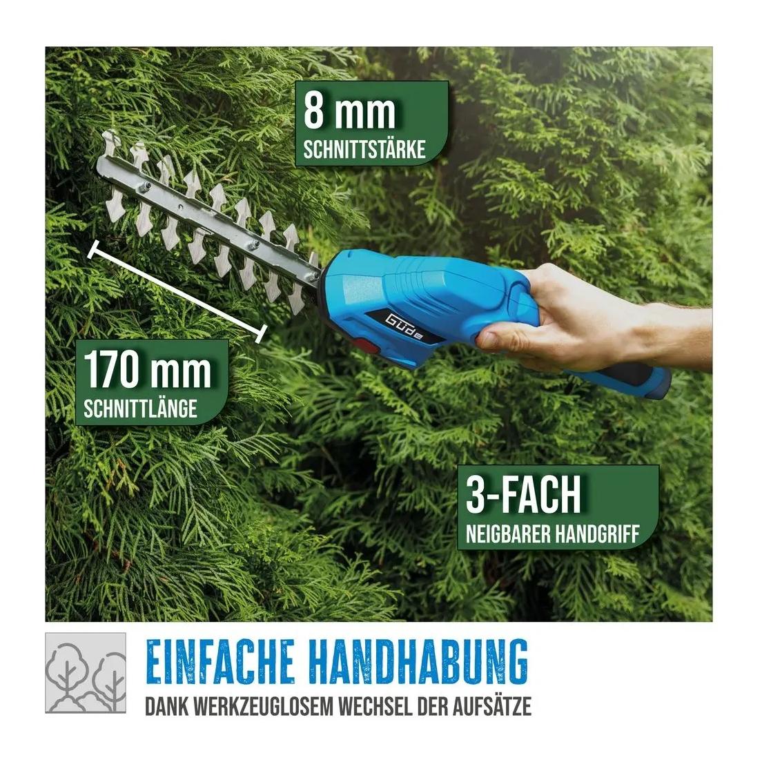 Güde Akku-Gartenpflege-Set GPS 7,2V-1.5 LI-ION