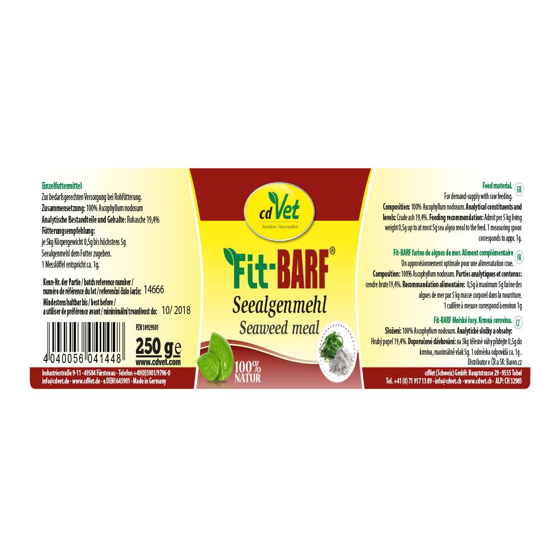 cdVet Fit-BARF Seealgenmehl