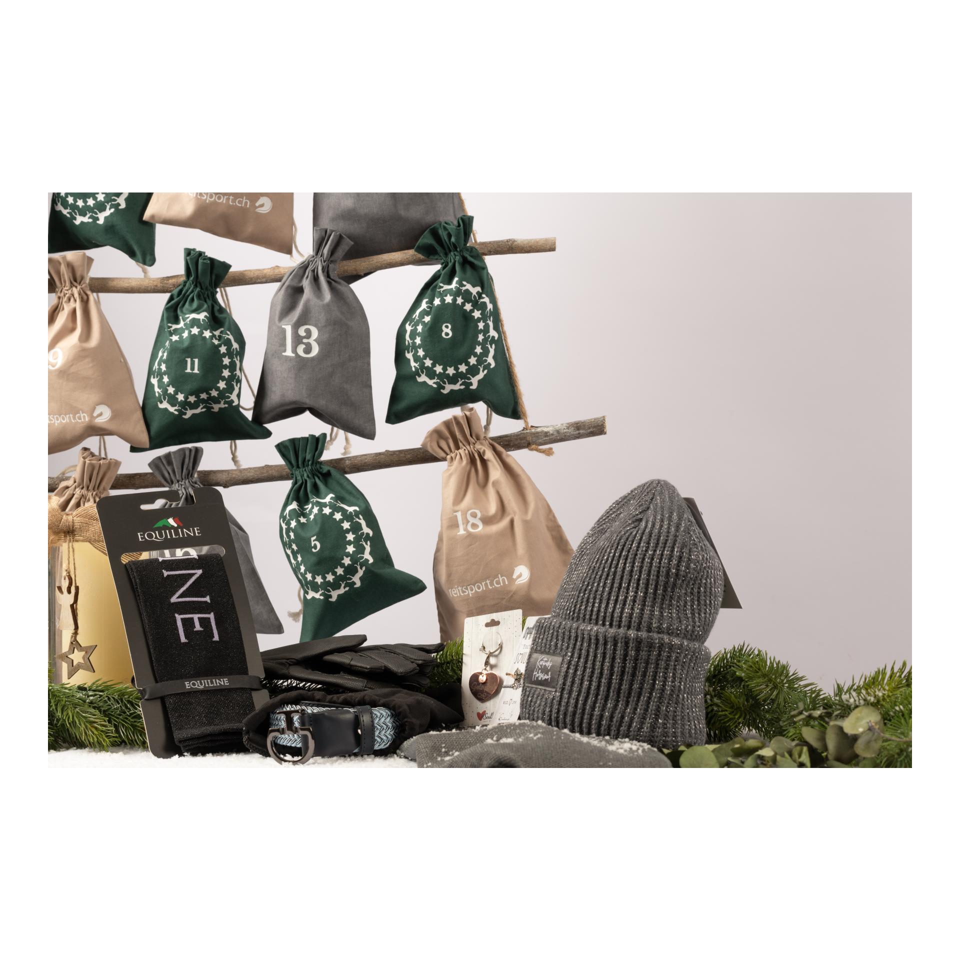 reitsport.ch X-Mas Lot de petits sacs équitation pour calendrier de l’Avent