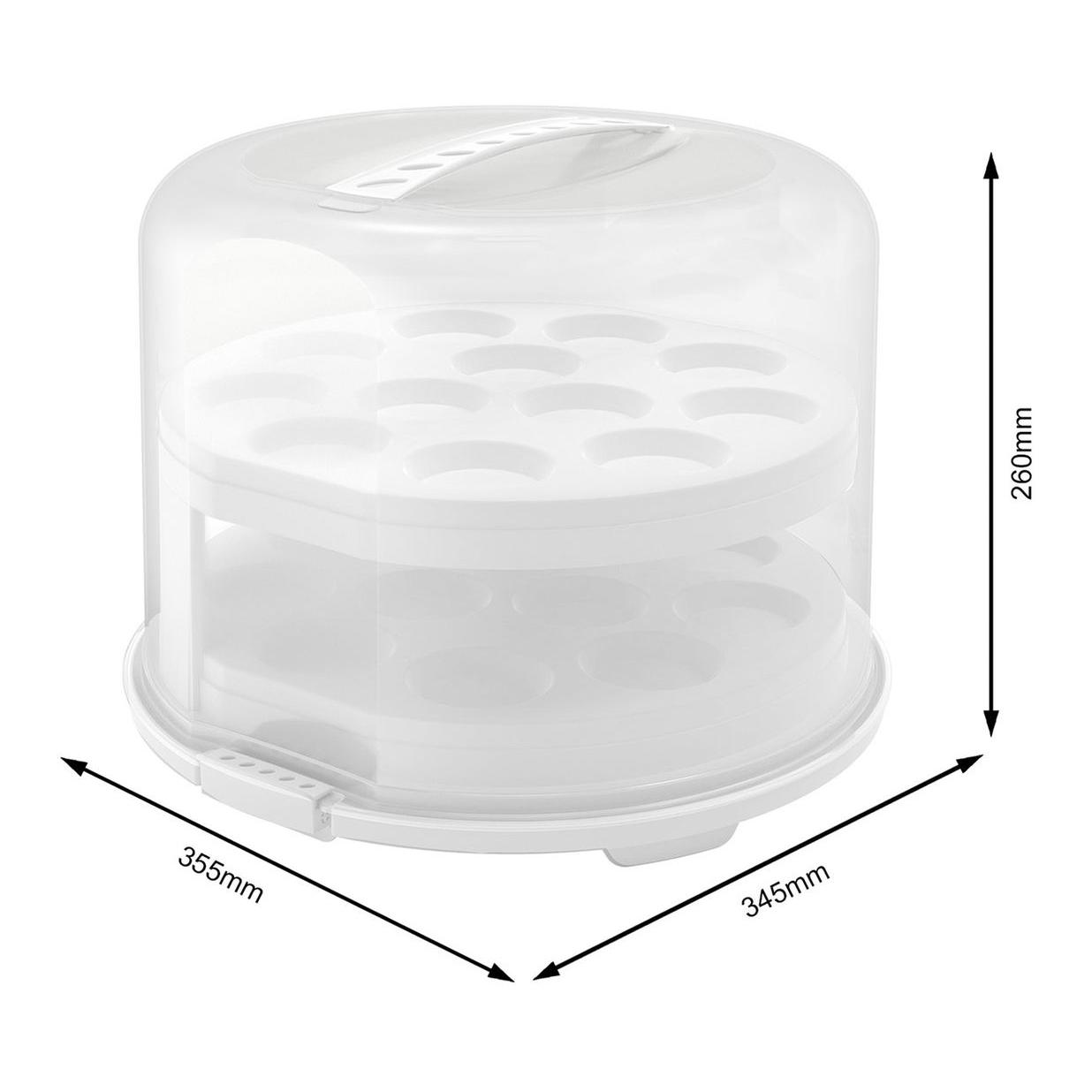 Rotho Tortenglocke XL mit Trays FRESH