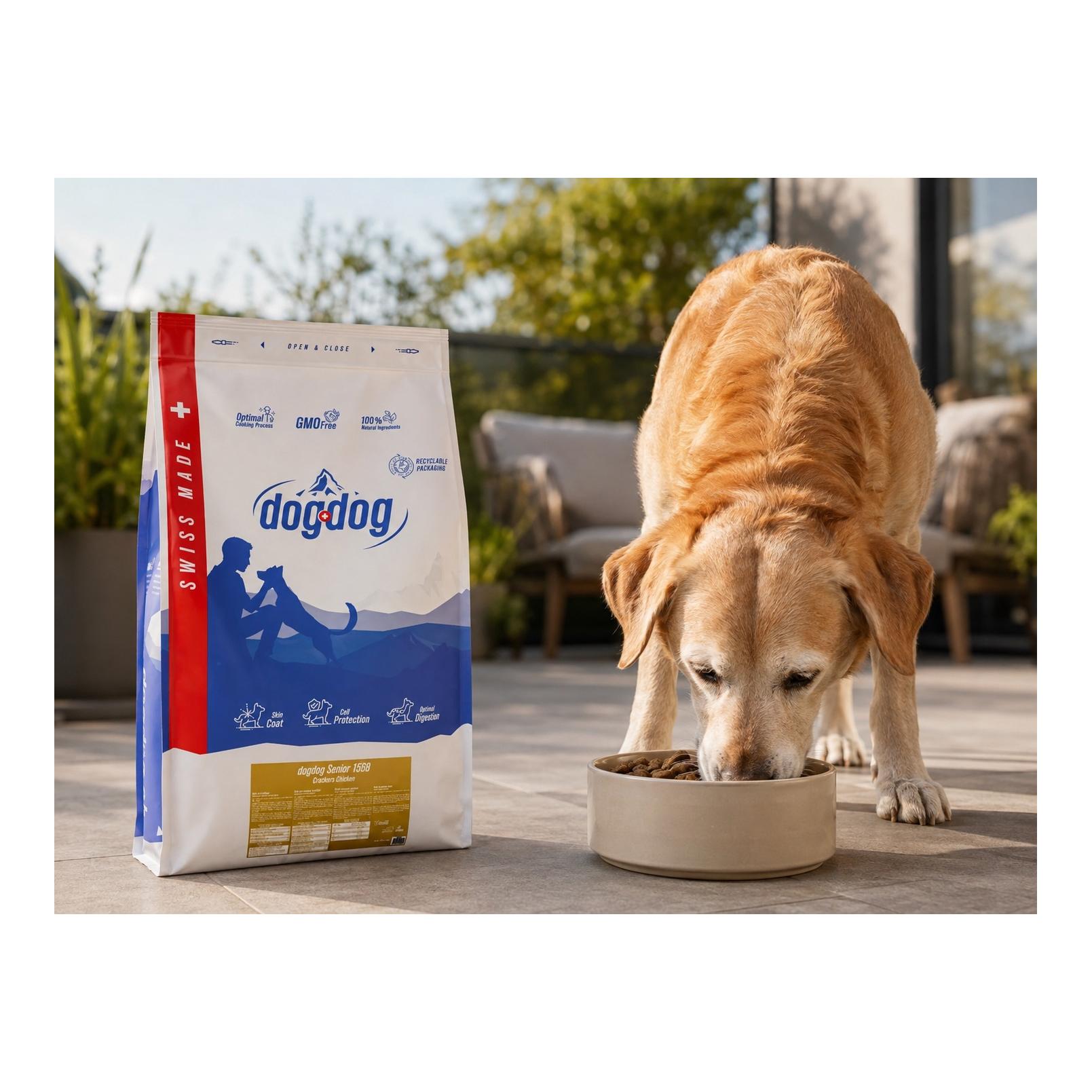 dogdog Senior Crackers Chicken - Hundefutter für ältere Hunde
