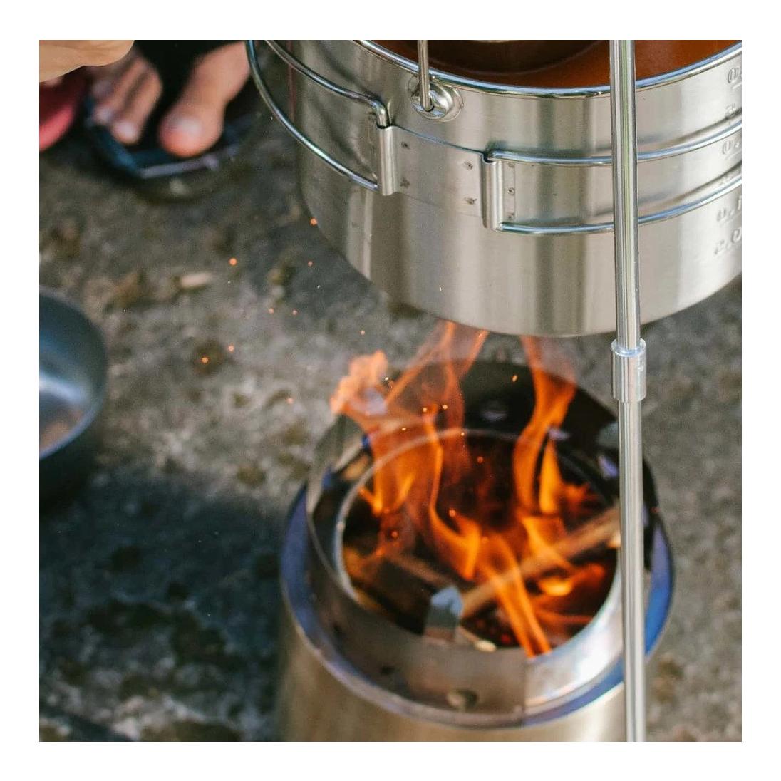 Kit combiné Solo Stove Campfire + 2 casseroles