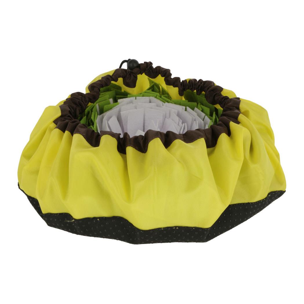Kerbl Pet Tapis à renifler Bowl - jaune/vert/blanc