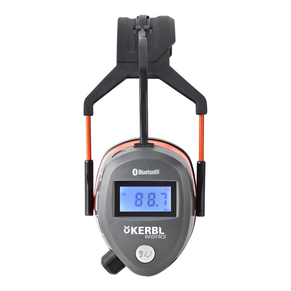 Kerbl Works Protection auditive multimédia avec fonction radio et Bluetooth