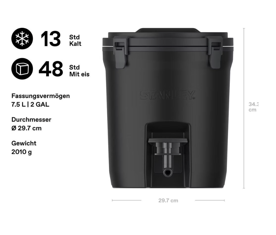 Stanley Fast-Flow Getränkespender 7.5l black 2.0