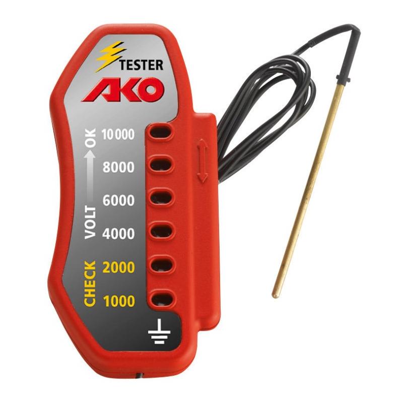 AKO Zaunprüfer 6-stufig Rot