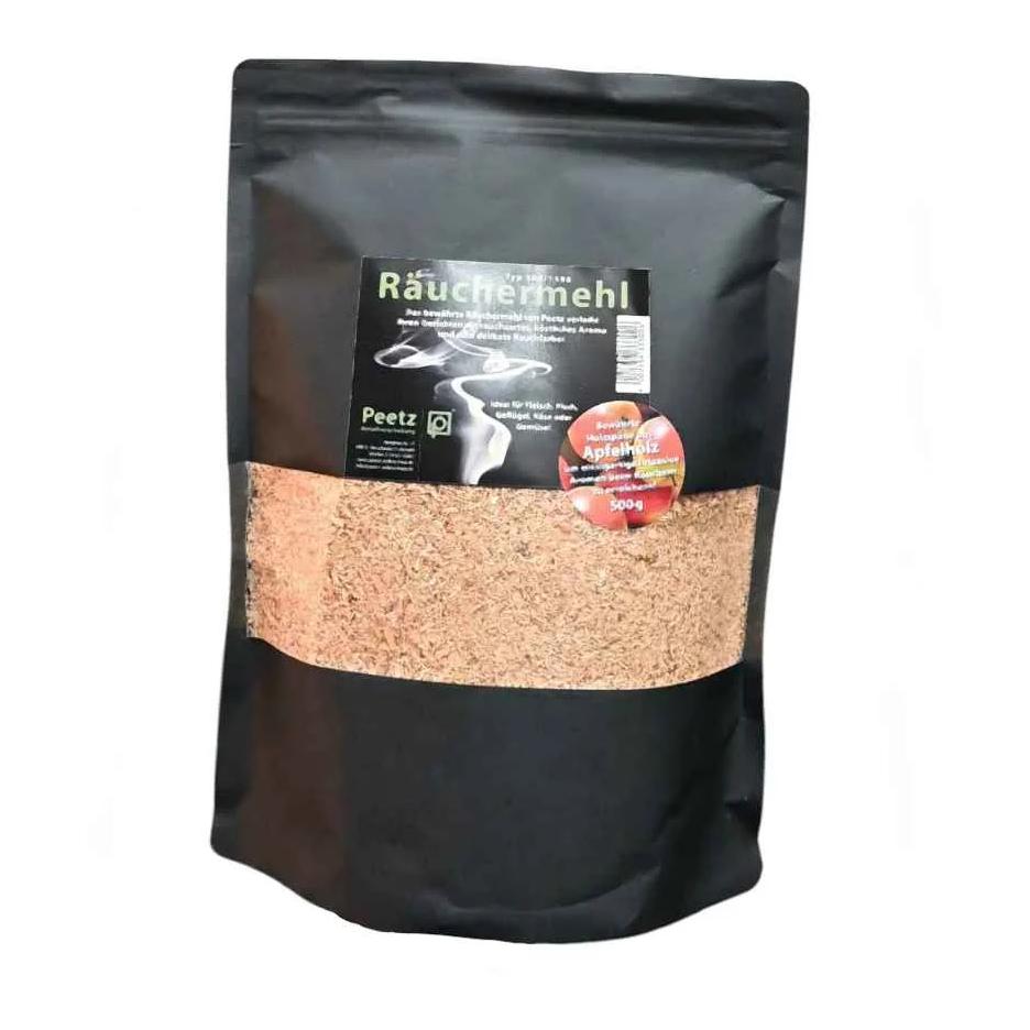 Peetz Copeaux de bois de pommier pour fumage, 500 g, sachet refermable