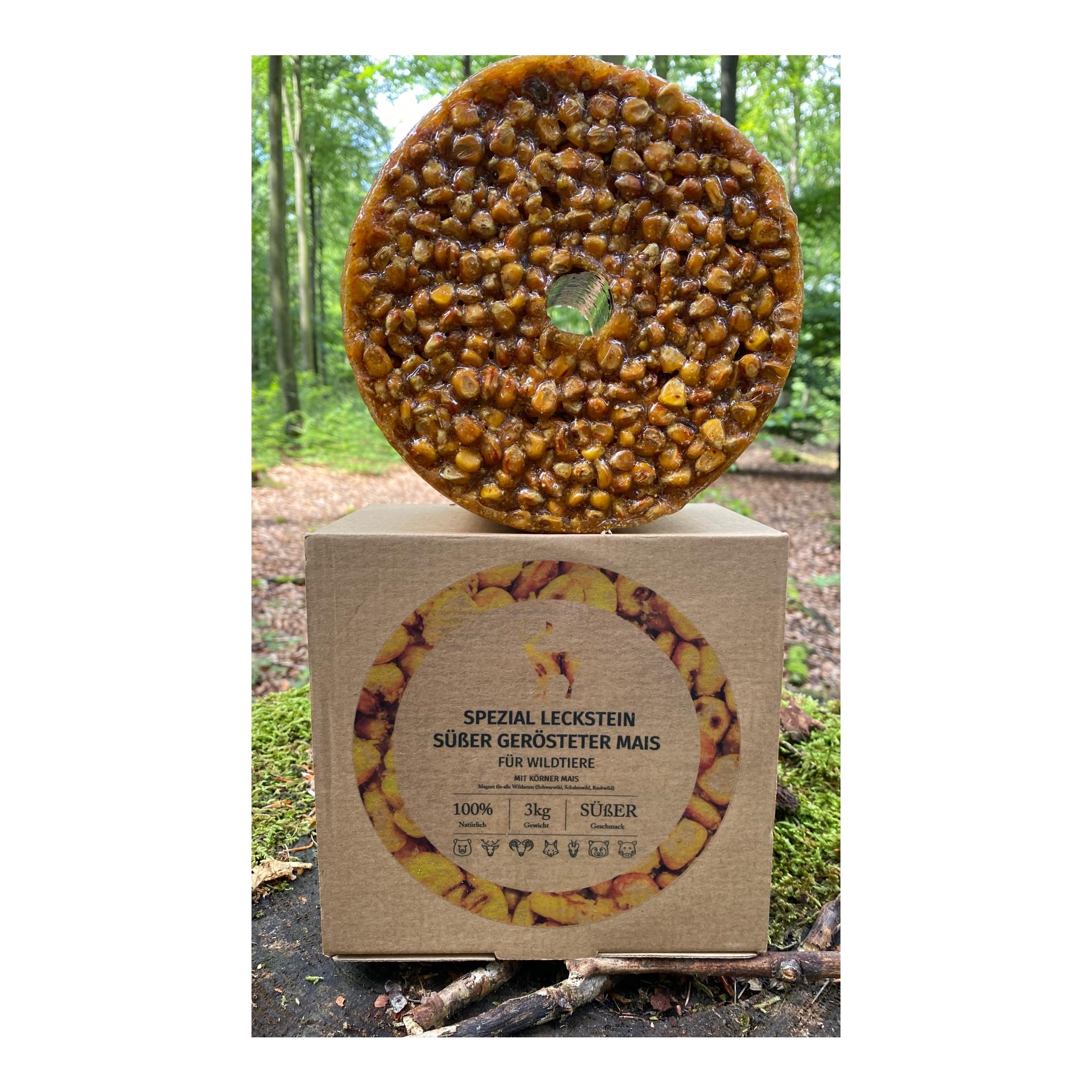 Wildlutscher Spezial Leckstein Gerösteter Mais