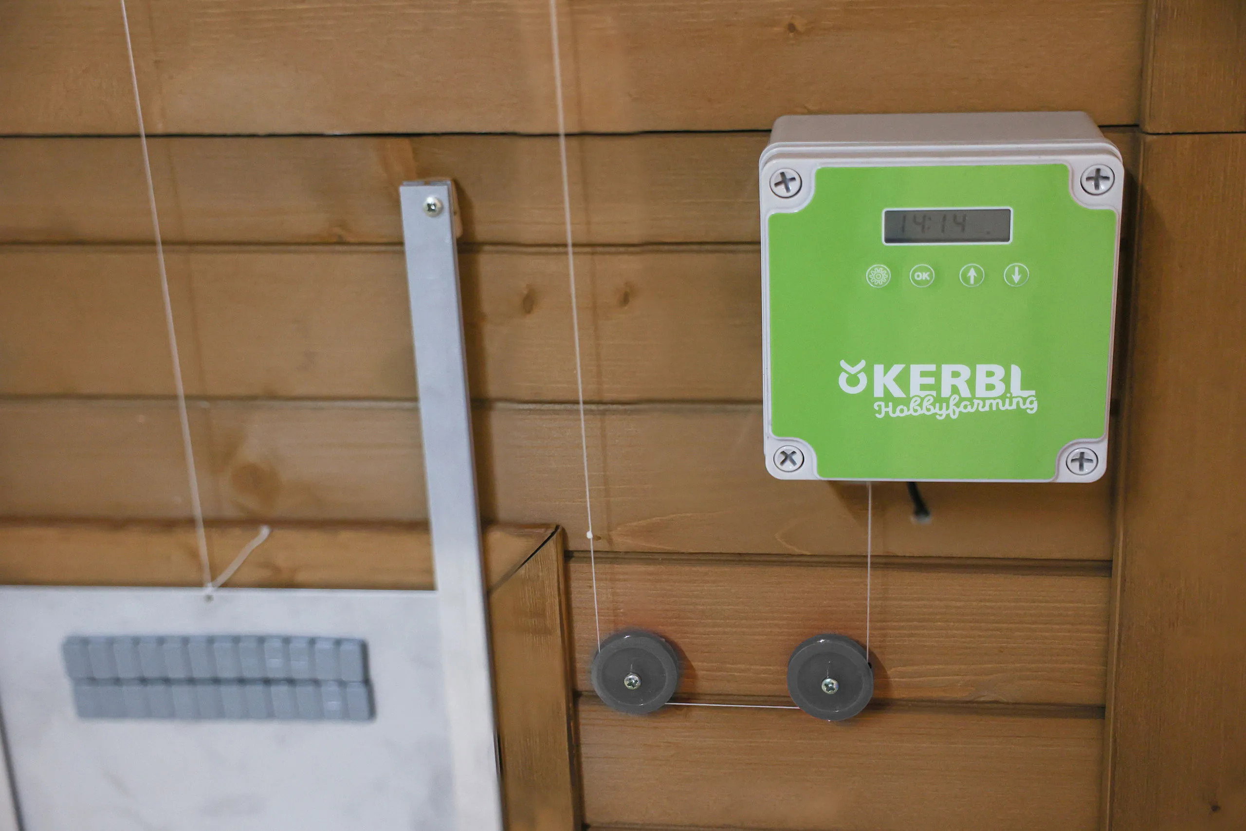Kerbl Hobbyfarming Porte automatique pour poulailler - Commande pour trappe de poulailler