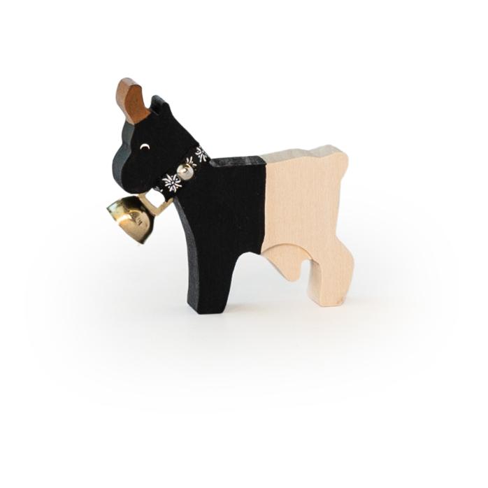 Trauffer Magnet Walliserziege Weiss-Schwarz
