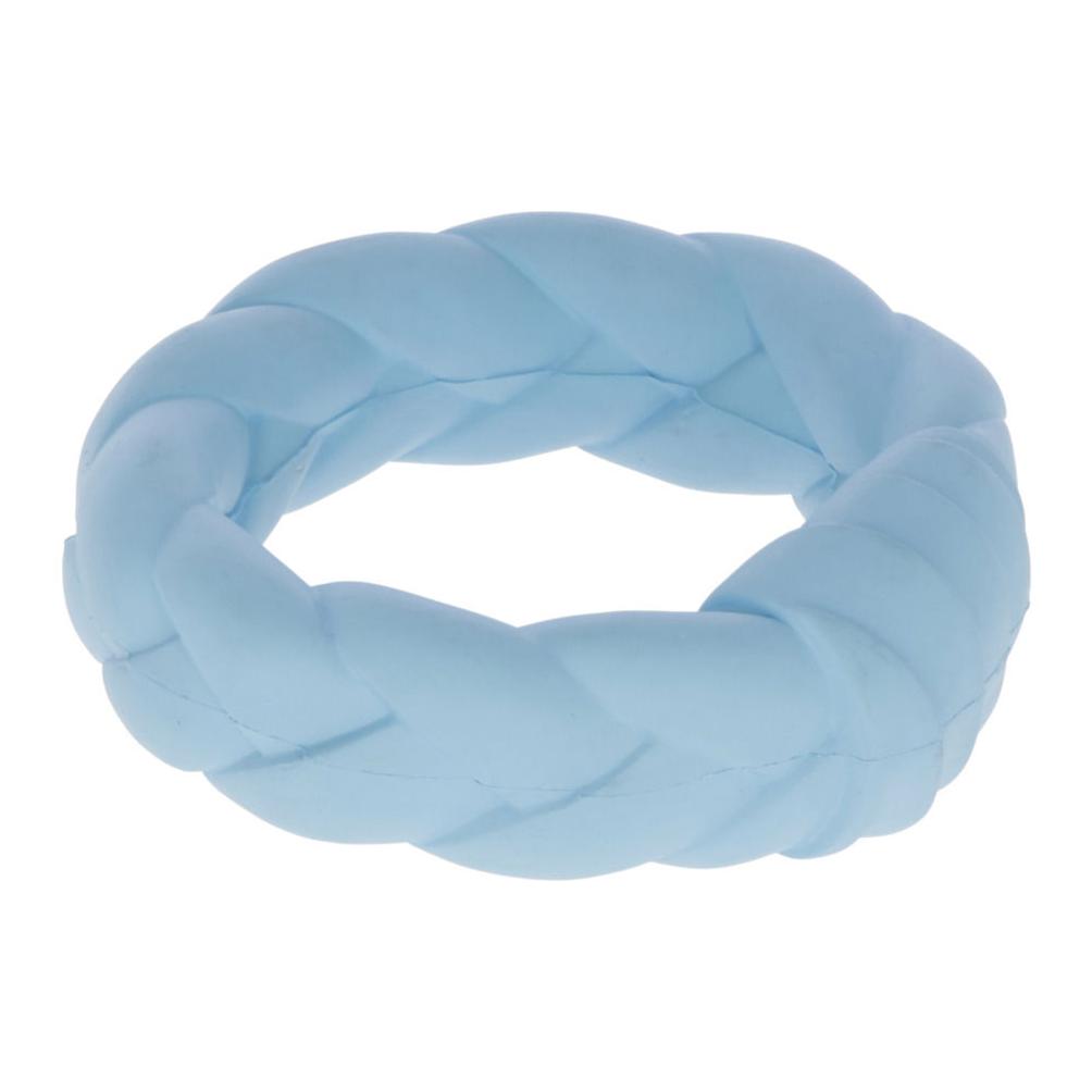 Kerbl Pet Anneau en caoutchouc plein - bleu