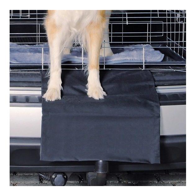 TRIXIE Stossstangenschutz mit Klettverschluss Nylon 50×60 cm - schwarz