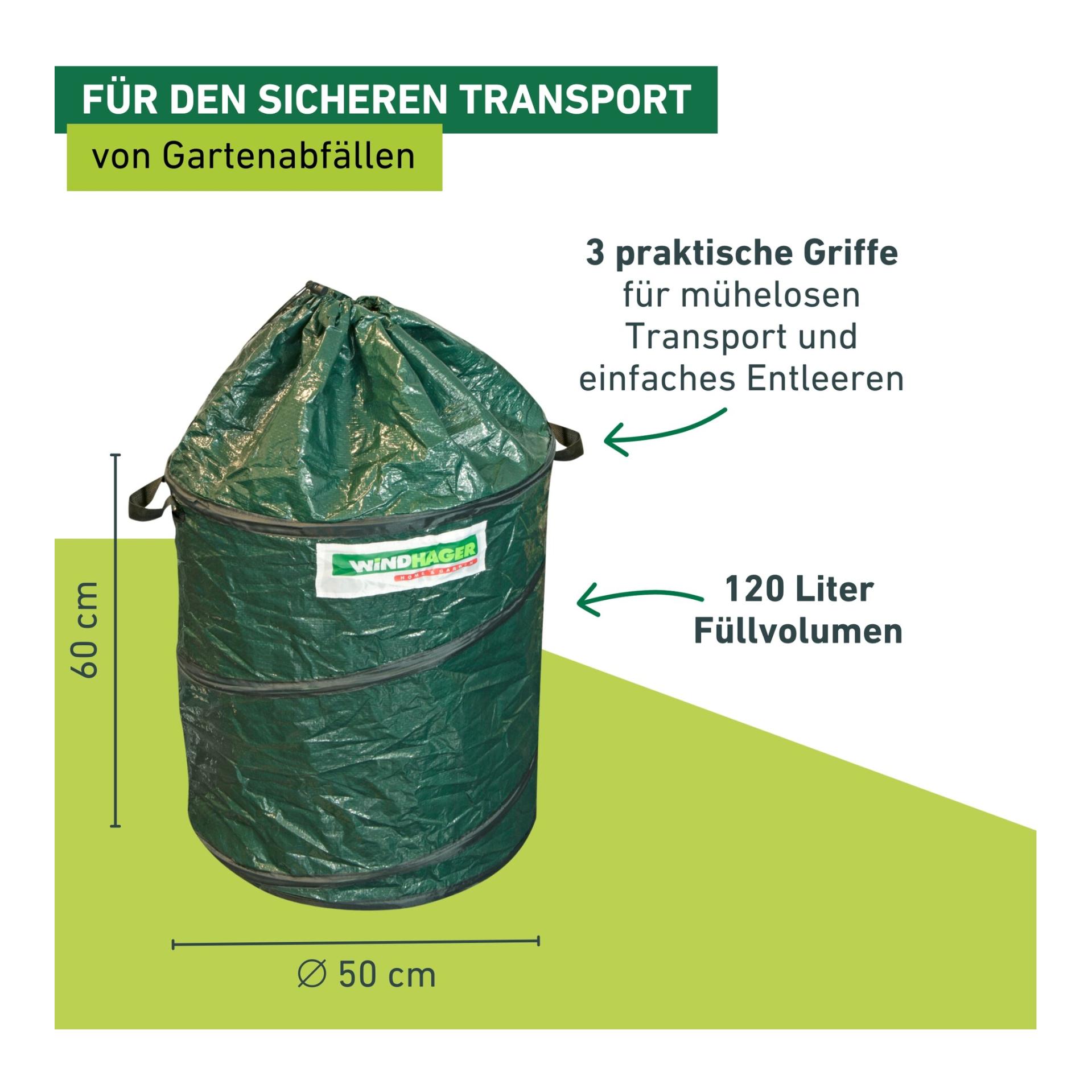 Windhager PopUp Gardenbag - verschliessbar