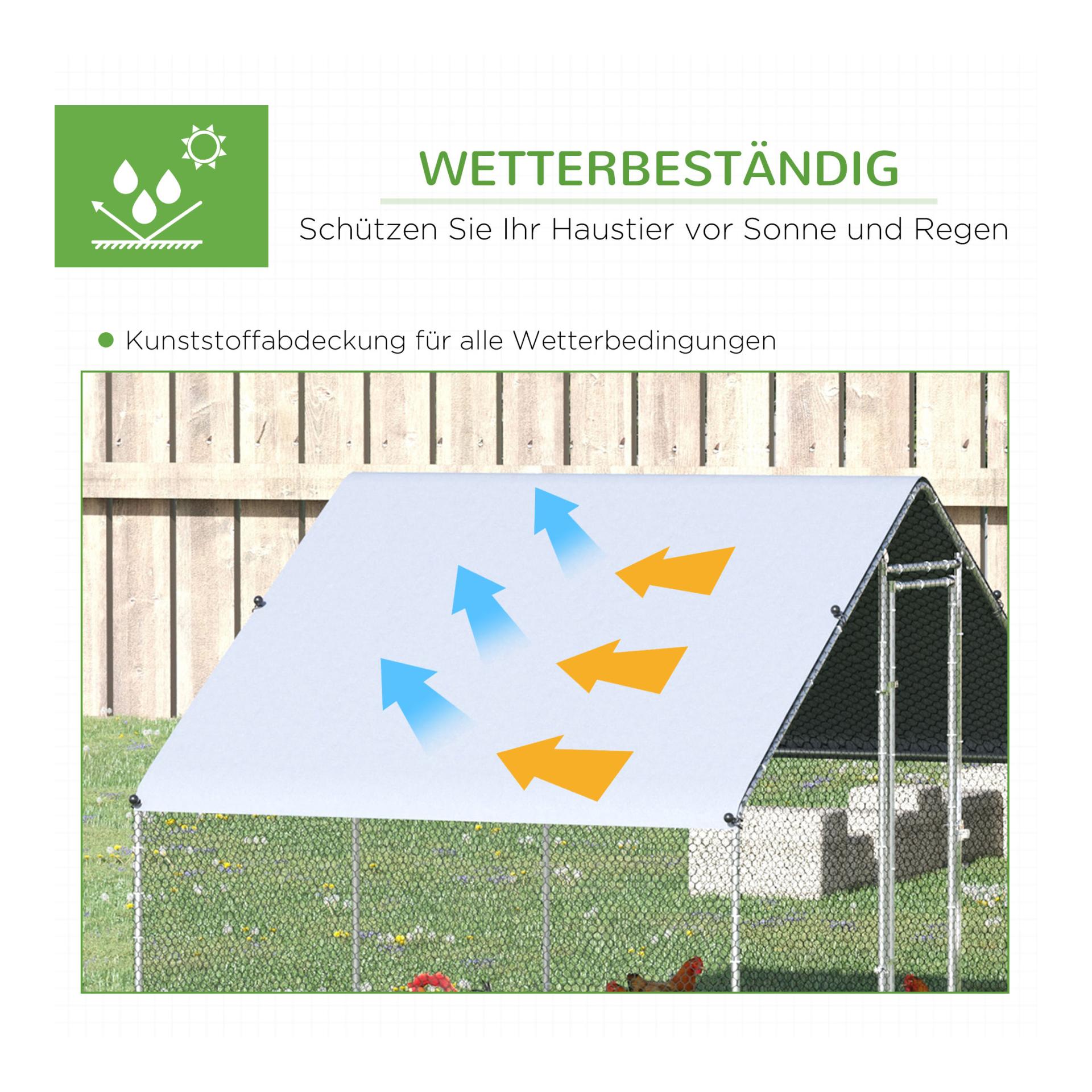 Mainer Enclos pour poules en libre parcours 3 x 2 x 2 m