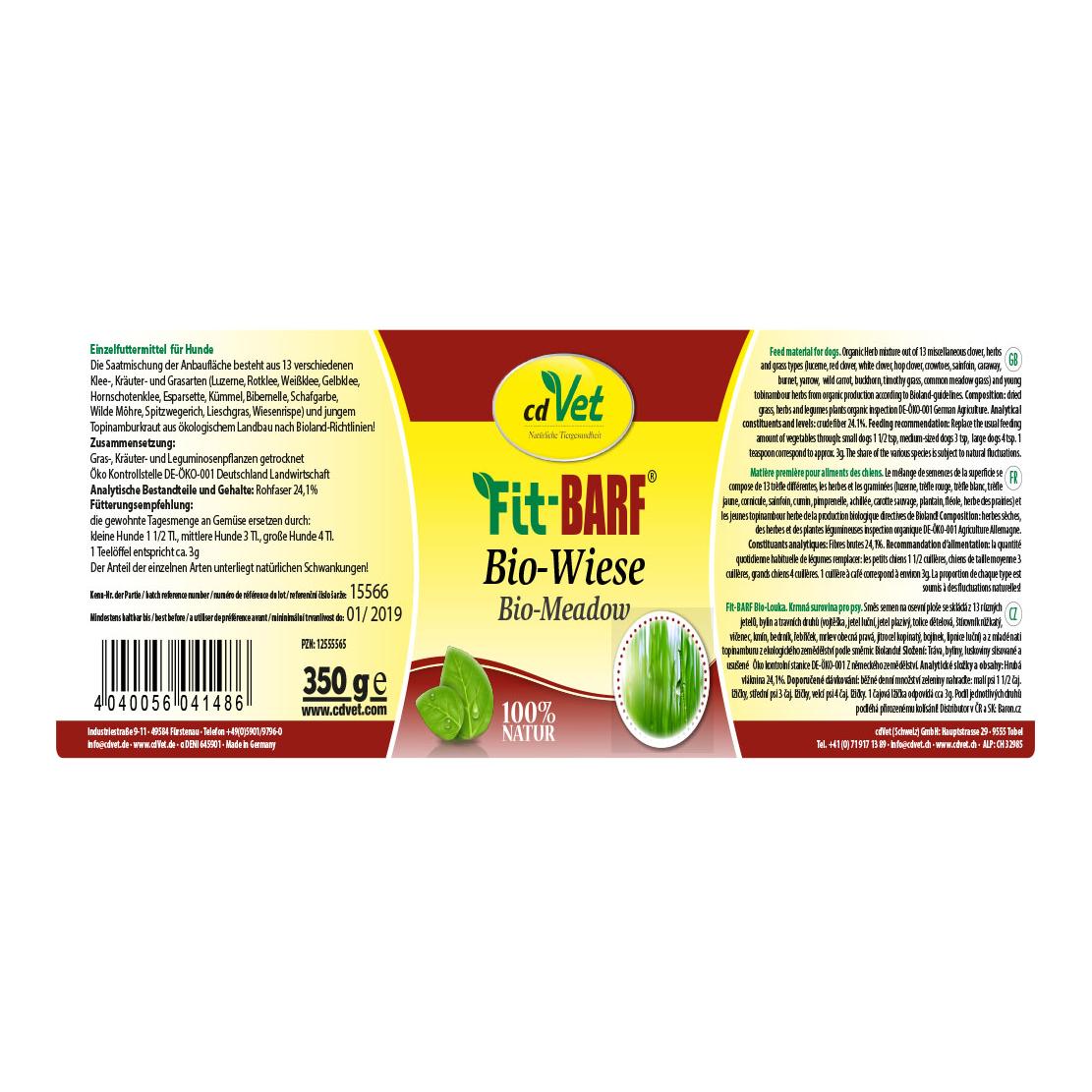 cdVet Fit-BARF Bio-Wiese