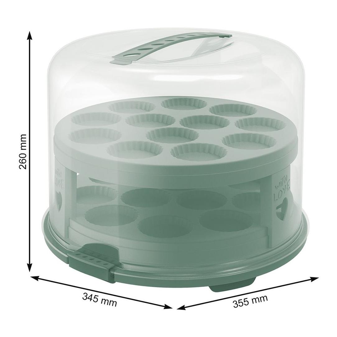 Rotho Tortenglocke XL mit Trays FRESH