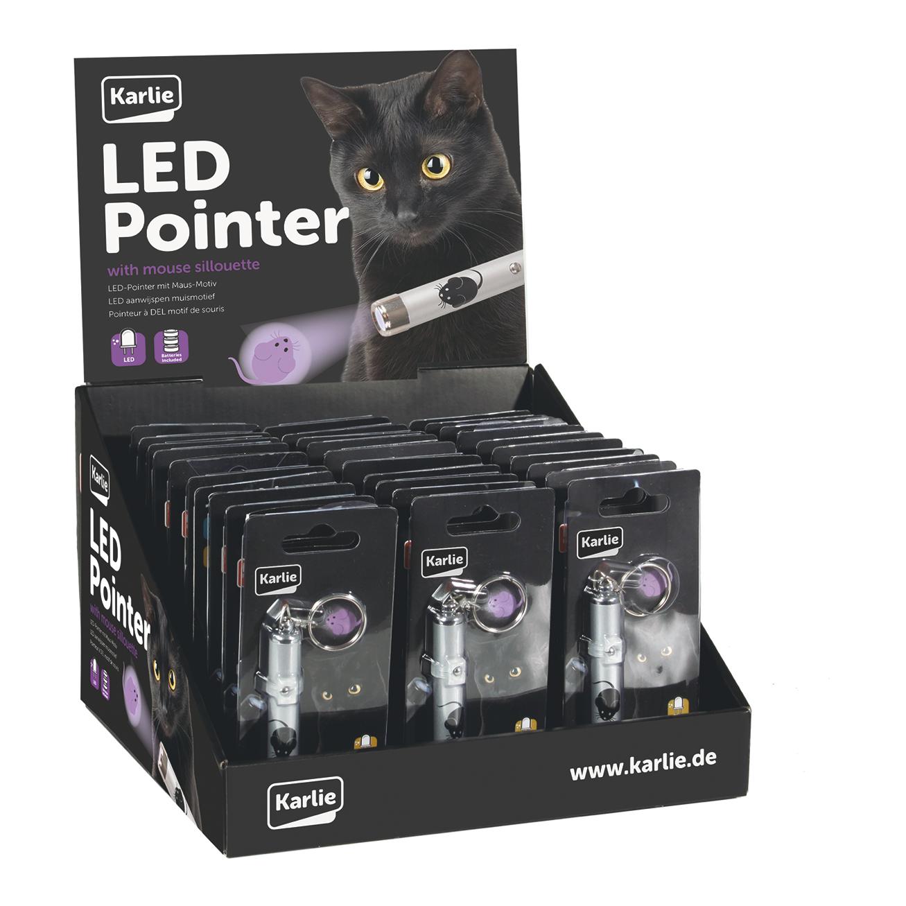 TRIXIE Pointeur LED d'affichage avec motif souris
