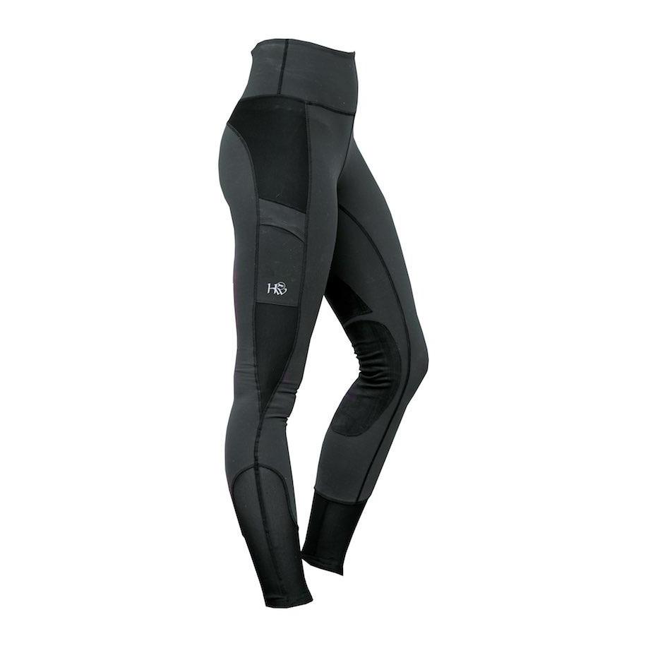 Reitleggings Damen - charcoal