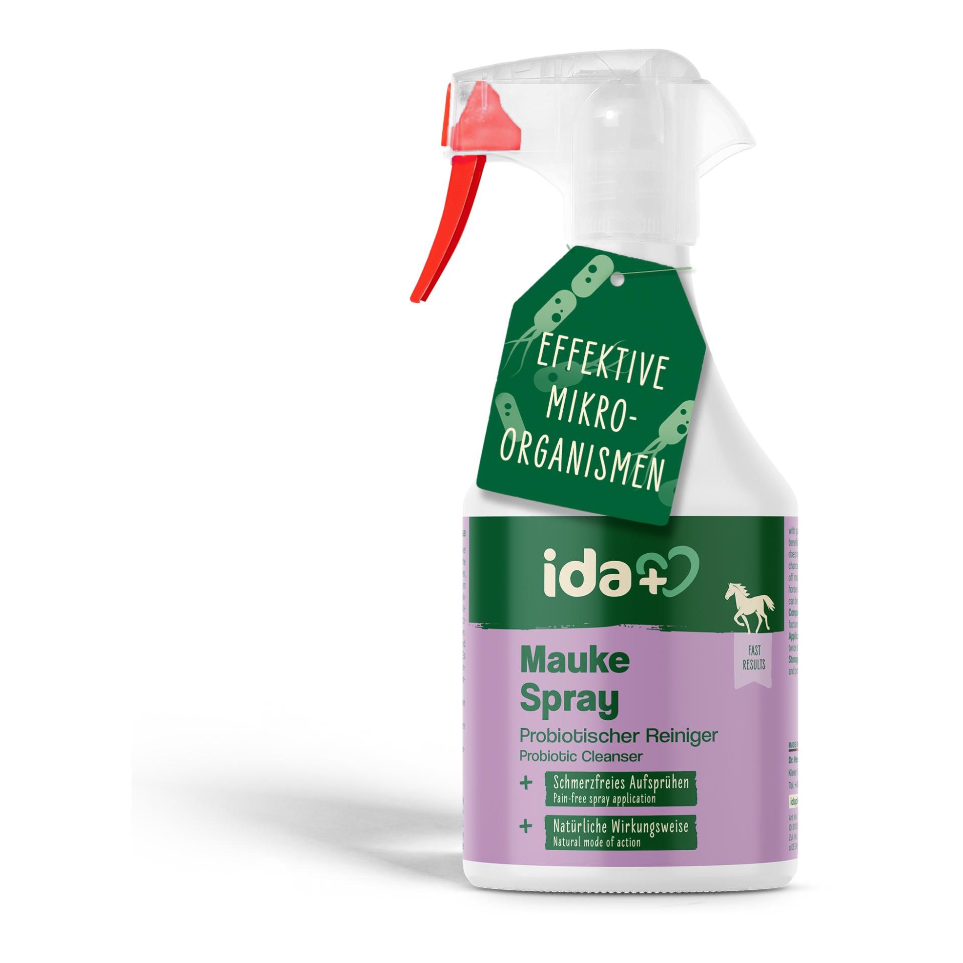 IdaPlus Spray anti-mauque pour chevaux - aide rapide en cas de mauque, de pourriture des rayons &amp; d'eczéma