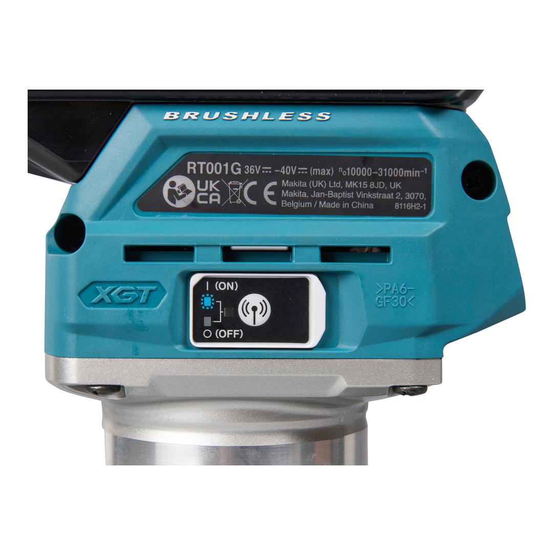 Makita RT001GZ10 Fraiseuse à une main sans fil / fraiseuse de bords XGT