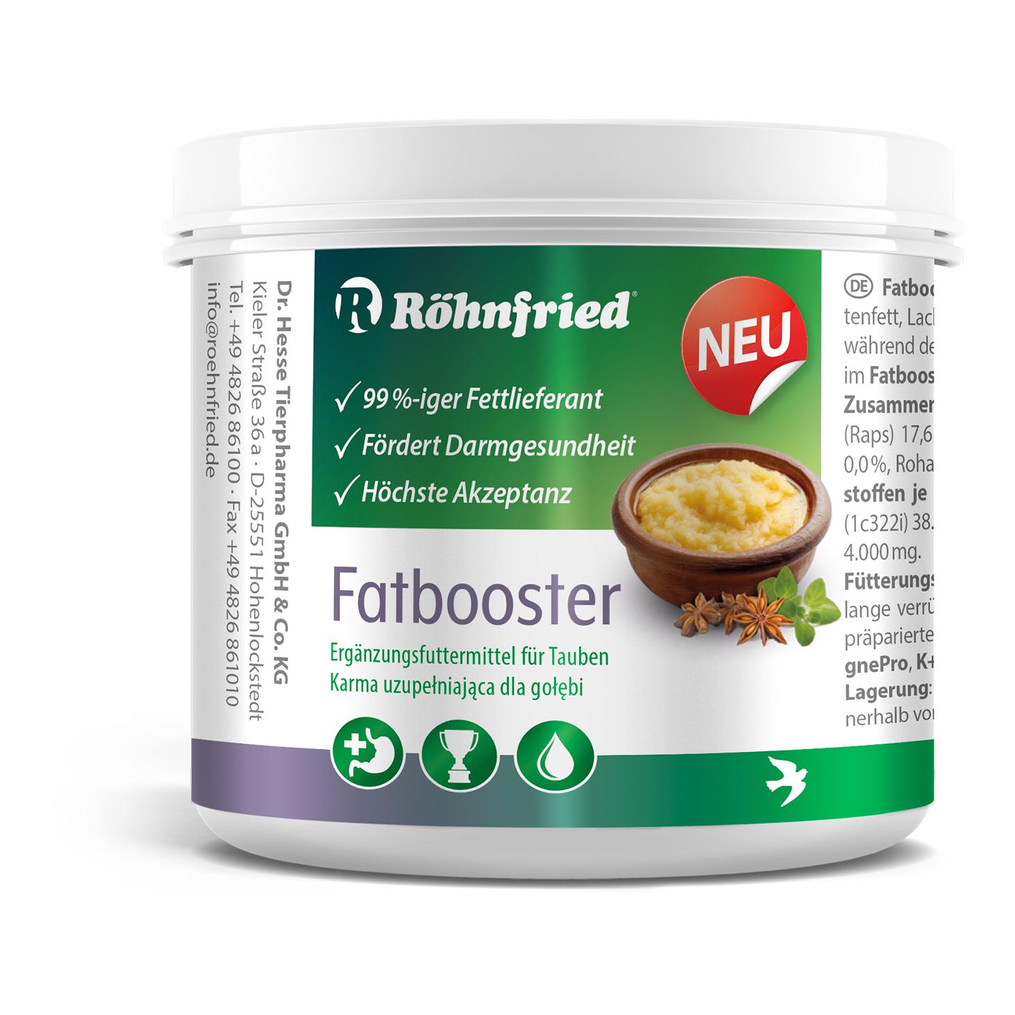 Röhnfried Fatbooster mit Oregano - Energiebooster für Tauben