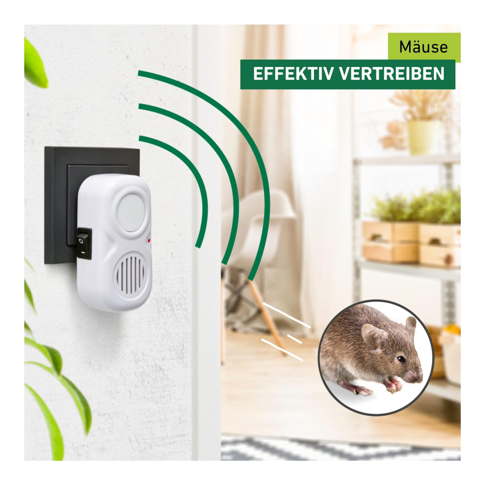 Windhager Maus - Abwehr Electro - Cat - weiss