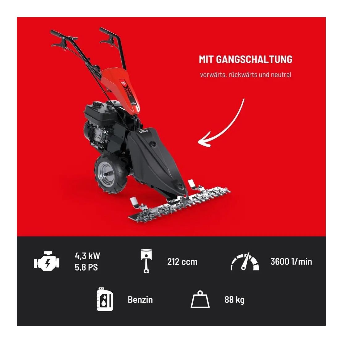 Güde Tondeuse à barre à essence GBM 970-212 Pro