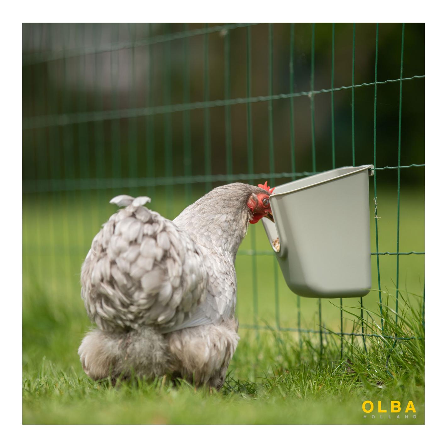 Olba V-Feedr Geflügelfütterung v-förmig - ohne Deckel