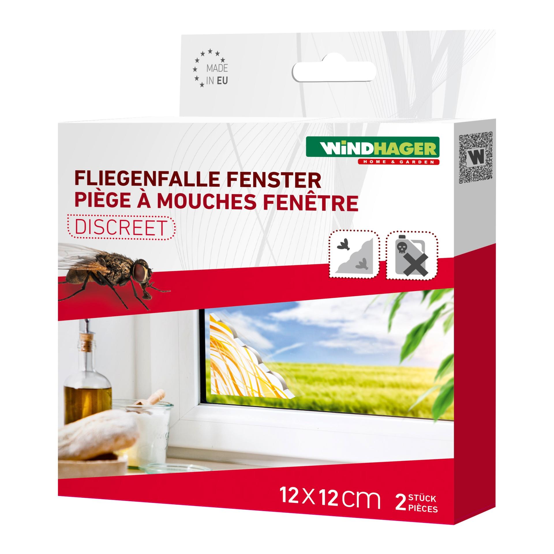 Windhager Piège à mouches pour fenêtre Discreet
