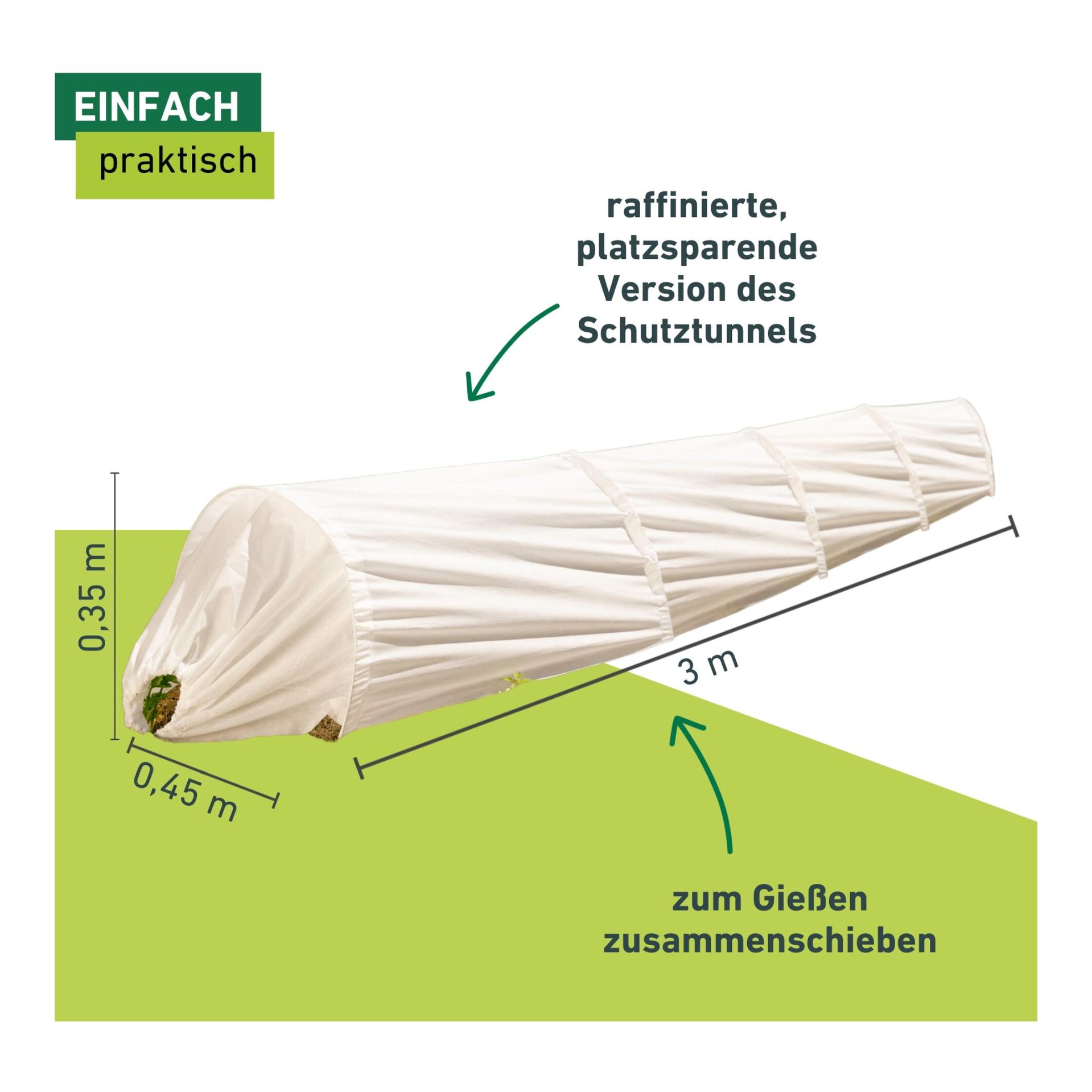 Windhager Folien-Tunnel Akkordeon