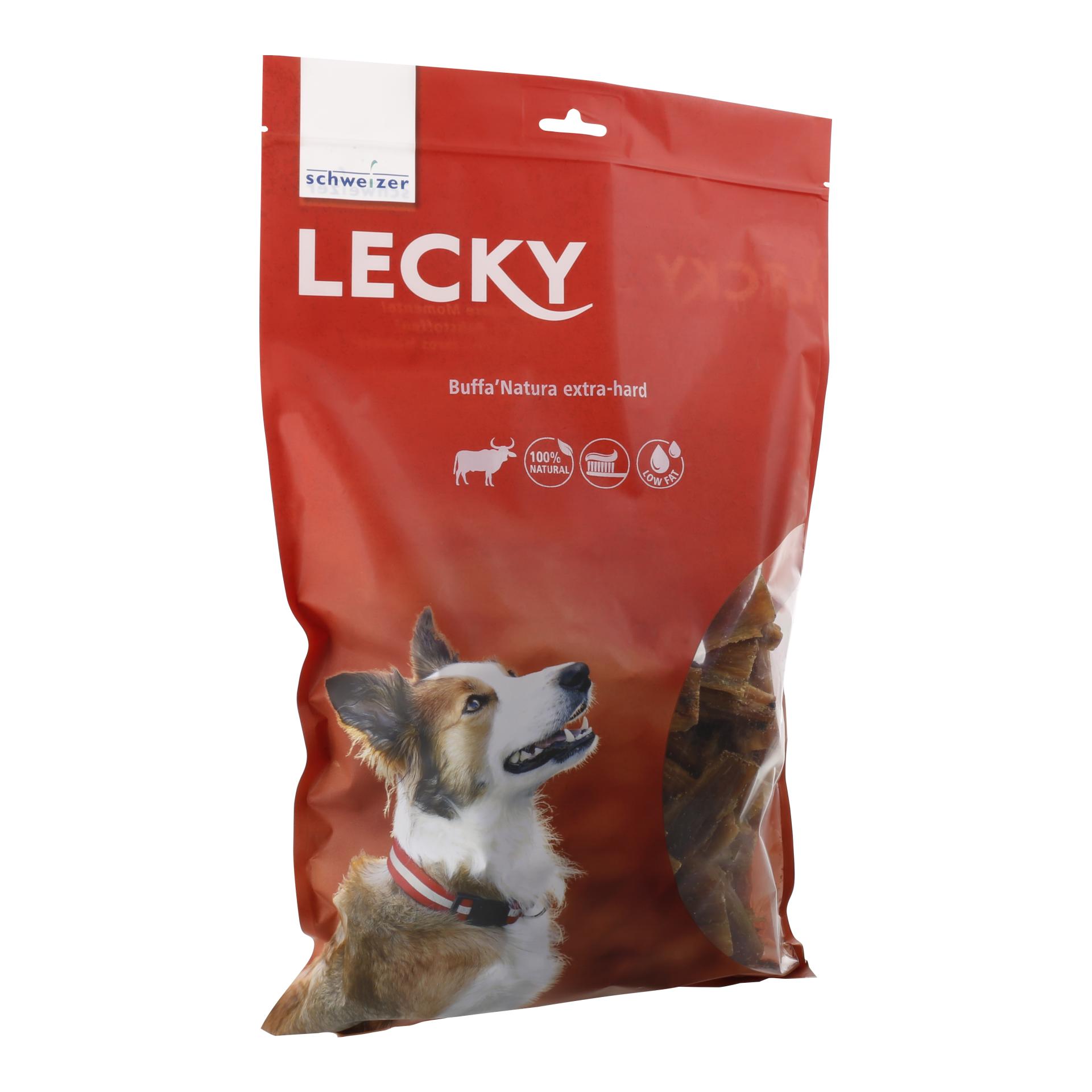 LECKY Article à mâcher Buffa'Natura Fin'Snack extra-hard au buffle 15 cm