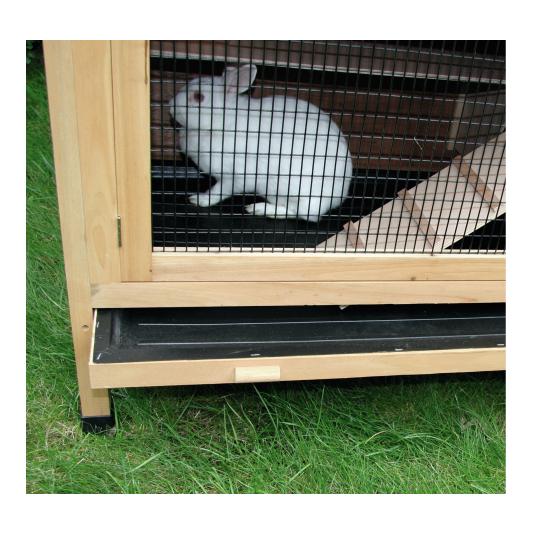 Kerbl Pet Ersatzwanne oben, mit Rahmen 84,5 x 54 cm Schwarz