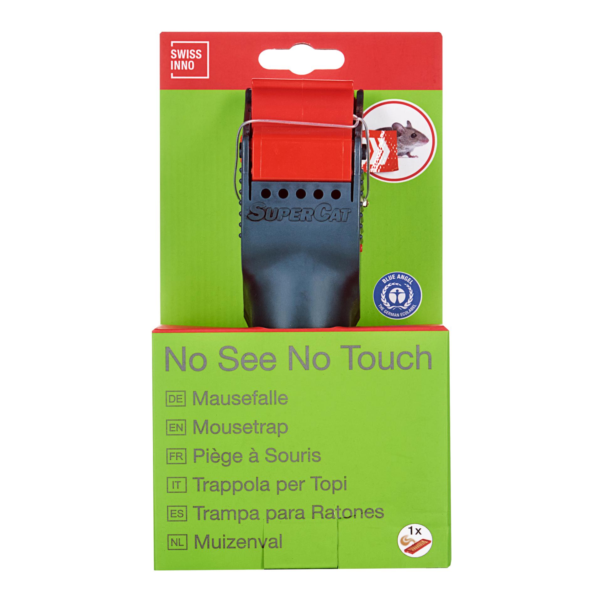 SWISSINNO Piège à souris NoSeeNoTouch