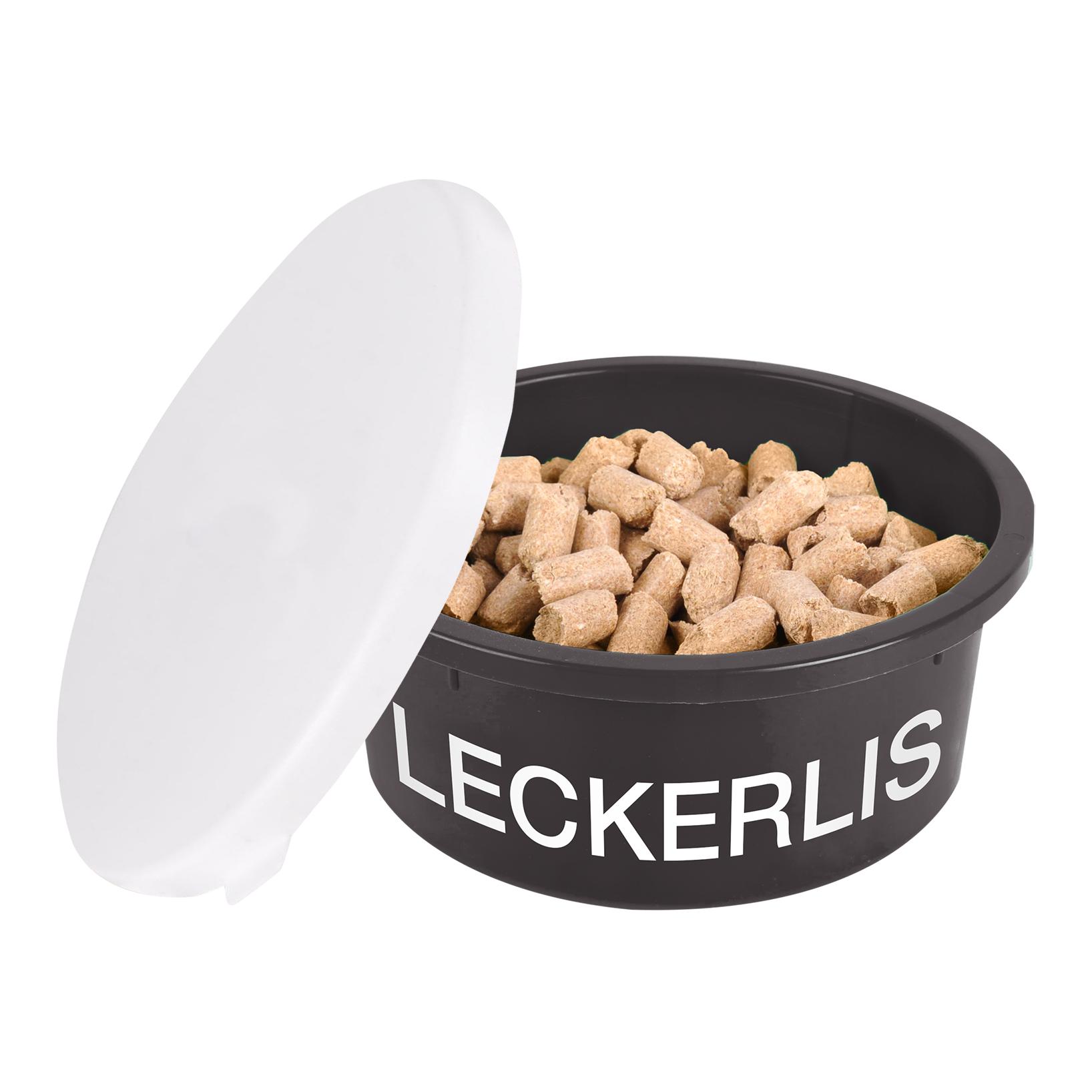 Waldhausen Leckerli-Schale mit Deckel Grau