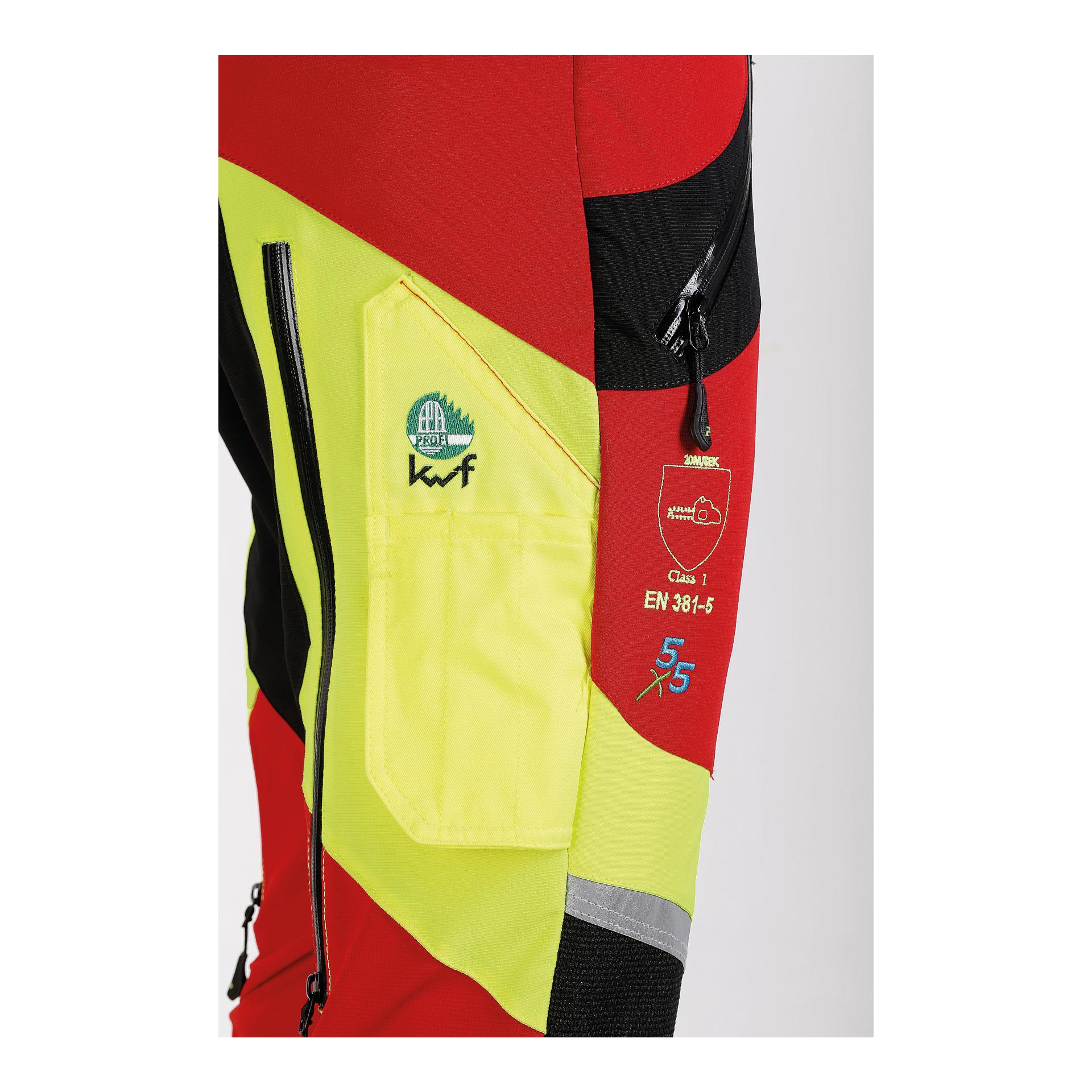 PSS X-treme Air Schnittschutzhose - rot/gelb