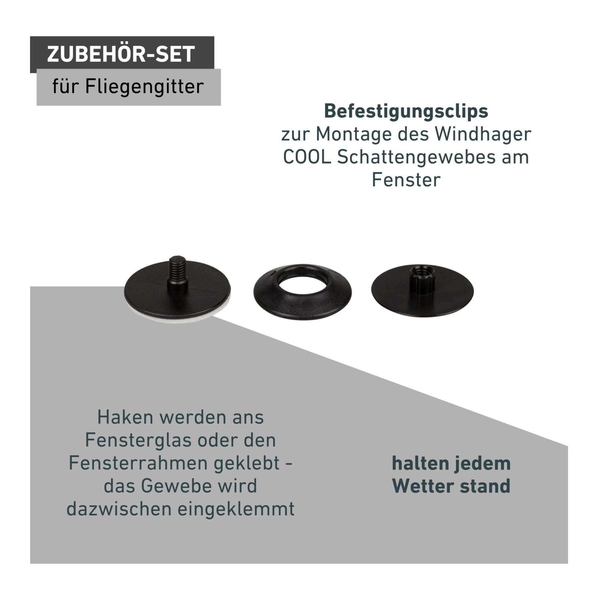 Windhager Zubehör Montage-Klebehaken zu Hitzeschutz