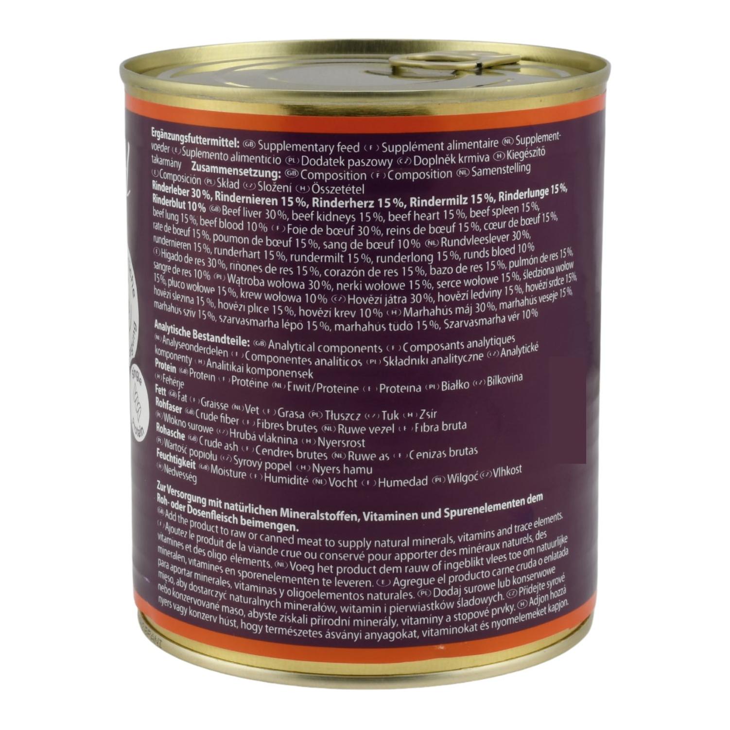 Lunderland Bœuf Abats Plus pour chiens et chats