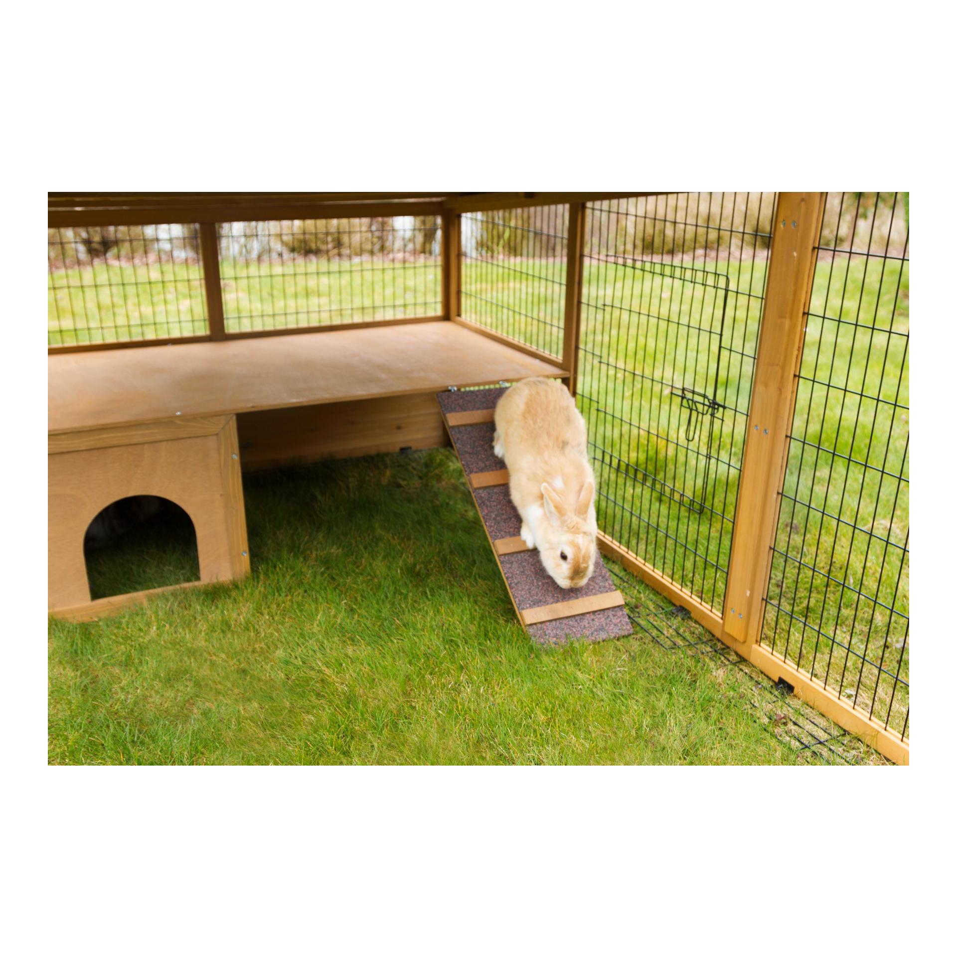 Kerbl Pet Freilaufgehege mit Ausbruchsperre holz