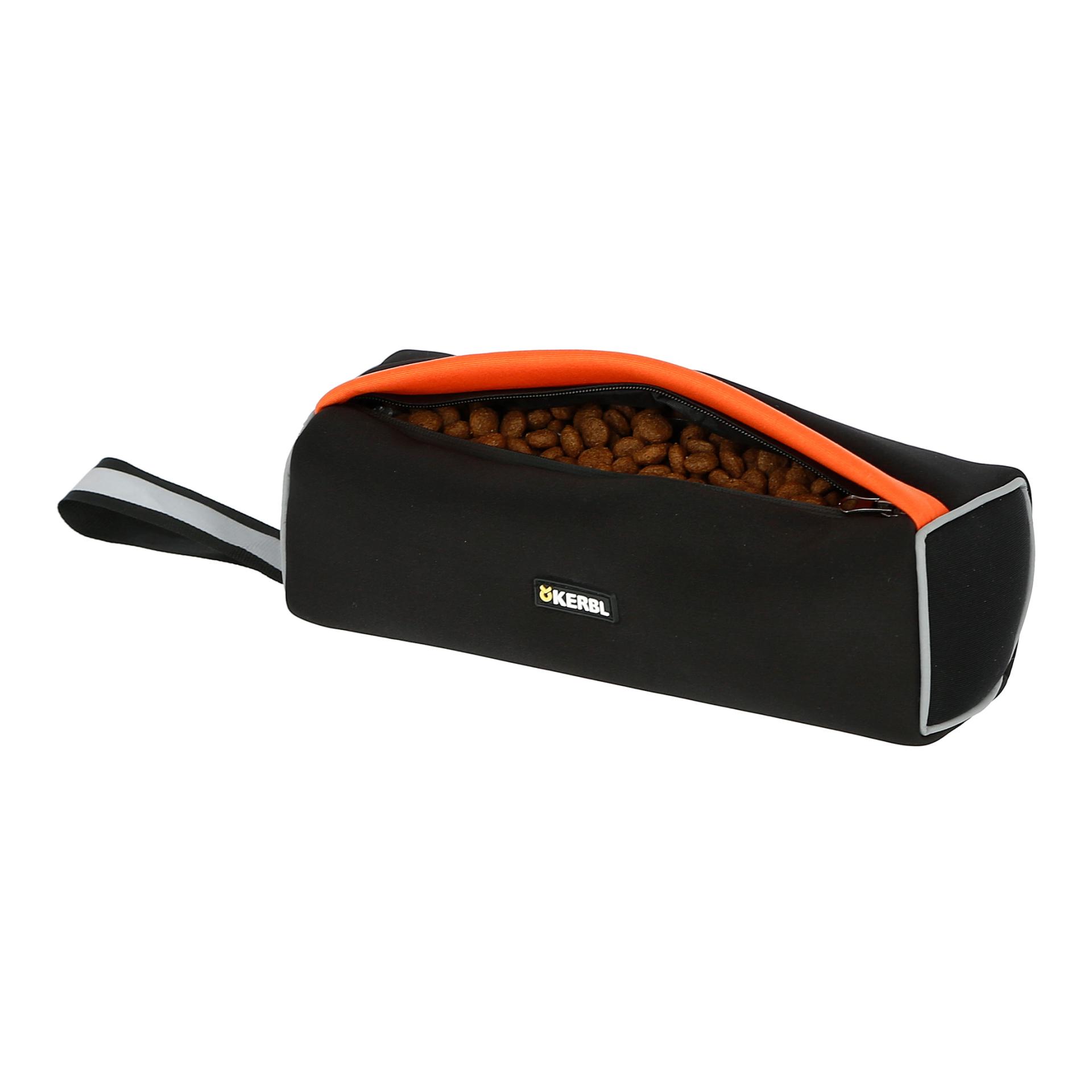 Kerbl Pet Snack Dummy reflektierend - schwarz/orange Schwarz-Orange