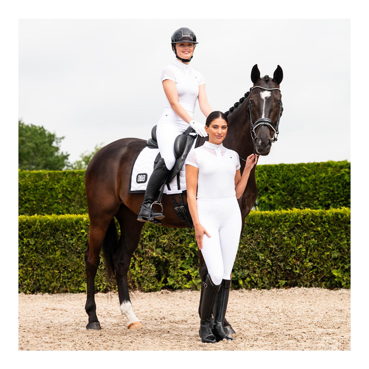 QHP Reitleggings Kae Halbbesatz
